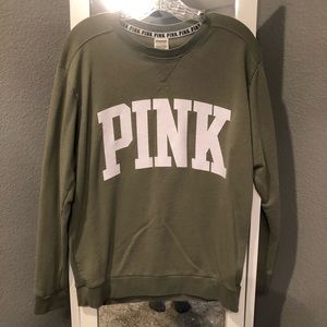 PINK crew neck sweatshirt